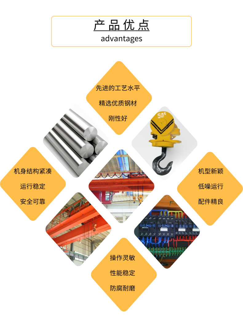 QD型通用桥式起重机优点