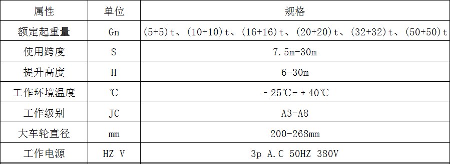 双梁吊钩门式起重机